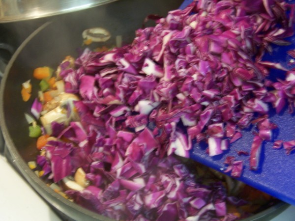 cabbage stir fry, nancy walker, healthy recipes