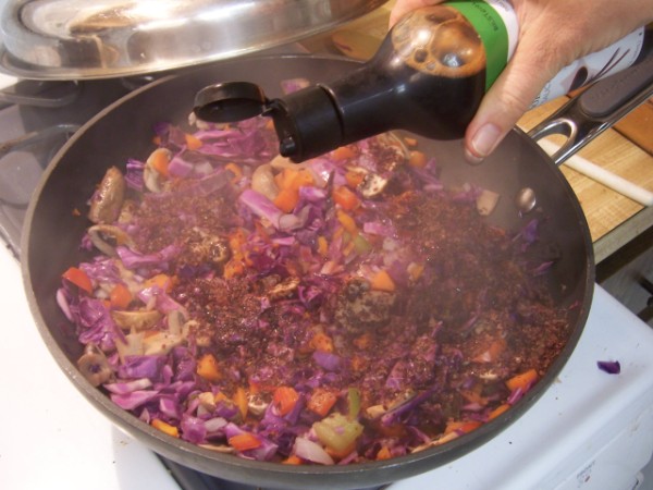 cabbage stir fry, nancy walker, healthy recipes